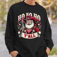 Holiday Cowboy Santa Country Western Christmas Spirit Sweatshirt Gifts for Him