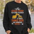 Ich Trinke Bier Underbrenne Diesel Sweatshirt Geschenke für Ihn