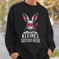 Kleines Häschen Lustiges Hobby Motiv Sweatshirt Geschenke für Ihn