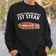 Mein Lieblingsobst Ist Steak Butcher Sweatshirt Geschenke für Ihn