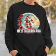 Mele Kalikimaka Hawaii Santa Hawaiian Christmas Sweatshirt Gifts for Him
