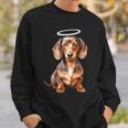 Miniature Dachshund Puppy Angel Sweatshirt Geschenke für Ihn