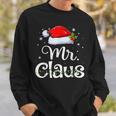 Mr And Mrs Claus Pyjama Santa Sweatshirt Geschenke für Ihn