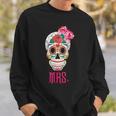 Mrs Sugar -Intage Avec Tête De Mort Dia De Los Muertos Mariée Sweater e Cadeaux pour lui