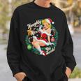 Naughty Or Nice Du Entscheide Pinup Sweatshirt Geschenke für Ihn