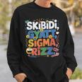 Ohio Skibidi Gyatt Sigma Rizz Sweatshirt Geschenke für Ihn