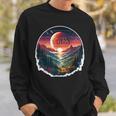 Outer Wilds Text Moon Mountain Forest Tree House Sun Sweatshirt Gifts for Him