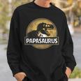 Père Fils Partenaire Papasaurus T-Rex Dinosaur Sweatshirt Geschenke für Ihn