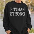 Pittman Strong Squad Family Reunion Last Name Team Custom Sweatshirt Geschenke für Ihn