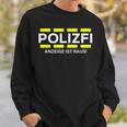 Polizfi Anzeigen Hauptmeister Anzeige Ist Raus Meme Fun Sweatshirt Geschenke für Ihn