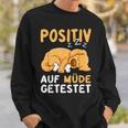 Positiv Auf Müde Getestet Dog Sleep Sweatshirt Geschenke für Ihn