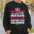 Rentnerin Putzfrau Retirement Sweatshirt Geschenke für Ihn