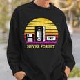 Retro Diskettehs The 80S Never Forget Sweatshirt Geschenke für Ihn