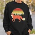 Retro Fox Sweatshirt Geschenke für Ihn