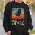 Retrointage Sparrow Sparrows Sweatshirt Geschenke für Ihn