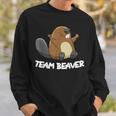 Rodent Team Beaver Team Beaver Cool Flannelette Sweatshirt Geschenke für Ihn