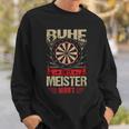 Ruhe Der Meister Werft Dart Sweatshirt Geschenke für Ihn