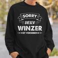 Sorry Dieser Winzer Istgeben Sweatshirt Geschenke für Ihn