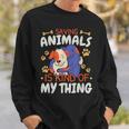 Sparen Tiere Ist Irgendwie Mein Ding Tierrettung Sweatshirt Geschenke für Ihn