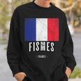 Ville De Fismes France Fr Drapeau Français Sweater e Cadeaux pour lui