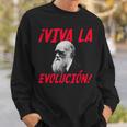 Viva La Evolución Charles Darwin Portrait Boys Sweatshirt Geschenke für Ihn