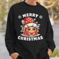 Weihnachtsmütze Weihnachten Lichterkette Einsiedlerkrebs Sweatshirt Geschenke für Ihn