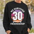 Wir Überlebben 30 Jahre Freundschaft Group Customisation Sweatshirt Geschenke für Ihn