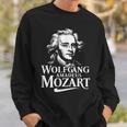 Wolfgang Amadeus Mozart Portrait Salzburg Operaienna Classic Sweatshirt Geschenke für Ihn