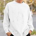 Christmas Holiday Wreath Holly Peace On Earth Sweatshirt Gifts for Him