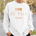 Distressed Teamanrij Proud Family Last Name Sweatshirt Geschenke für Ihn