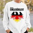 Einbürgert Team Deutschland Einbürgerung Sweatshirt Geschenke für Ihn