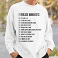 Et Kölsche Jrundjesetz Cologne Cologne Basic Law Carnival Sweatshirt Geschenke für Ihn