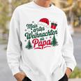 Mein Erstes Weihnachten Als Papa Sweatshirt Geschenke für Ihn