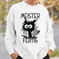 Meister Geschafft Meister Bestanden Gray Sweatshirt Geschenke für Ihn