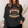 Achtung Es Ist Ein Müller Ding Last Name Plate S Sweatshirt Geschenke für Sie