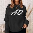 Ad Initials First Name A Last Name D All Names With A Sweatshirt Geschenke für Sie