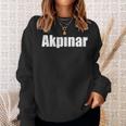 Akpinar Familie Nachname Türkisch Stolz Türkei Sweatshirt Geschenke für Sie