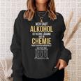 Alcohol Is A Solution Chemist Scientist Sweatshirt Geschenke für Sie