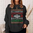 Alles Was Ich Zu Weihnachten Want Ist Schach Spielen Uglicher Christmas Jumper Sweatshirt Geschenke für Sie