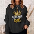Birthday King With Crown Birthday Party Sweatshirt Gifts for Her