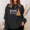 Buon Natale Christmas Italy Pizza Sweatshirt Geschenke für Sie