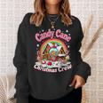 Candy Cane Christmas Crew House Candy Security Candyland Sweatshirt Gifts for Her