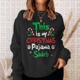 This Is My Christmas Pajama Christmas Matching Pajamas Sweatshirt Gifts for Her