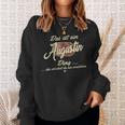 Damen Das Ist Ein Augustin Ding Lustiges Familie Augustin Mit-Ausschnitt Sweatshirt Geschenke für Sie