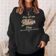 Damen Das Ist Ein Böhmer Ding Lustiges Familie Böhmer Mit-Ausschnitt Sweatshirt Geschenke für Sie