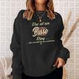 Damen Das Ist Ein Busse Ding Lustiges Familie Busse Mit-Ausschnitt Sweatshirt Geschenke für Sie