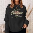 Damen Das Ist Ein Fleischmann Ding Lustiges Familie Fleischmann Mit-Ausschnitt Sweatshirt Geschenke für Sie