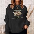 Damen Das Ist Ein Weller Ding Lustiges Familie Weller Mit-Ausschnitt Sweatshirt Geschenke für Sie