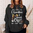 Damen Das Ist Was Ich Mache Ich Lese Bücher Ich Trinke Kaffee Ich Weiß Ding Mit-Ausschnitt Sweatshirt Geschenke für Sie