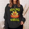 Damen Nacho Average Oneal Birthday Personalisierter Nachname Mit-Ausschnitt Sweatshirt Geschenke für Sie